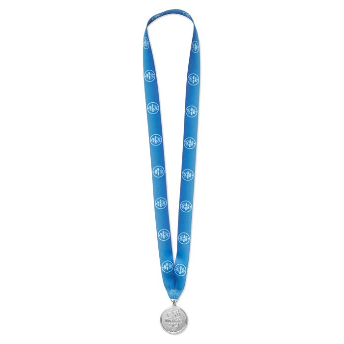 Médaille en fer (≤25cm2). Ruban sublimé. publicitaire personnalisé - vue 2