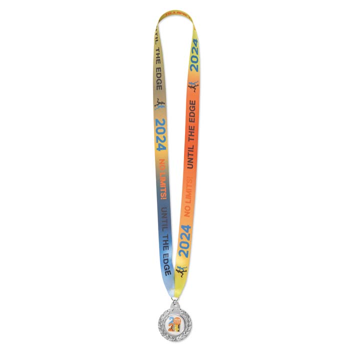 Médaille en fer de 50 mm avec doming. publicitaire personnalisé - vue 2