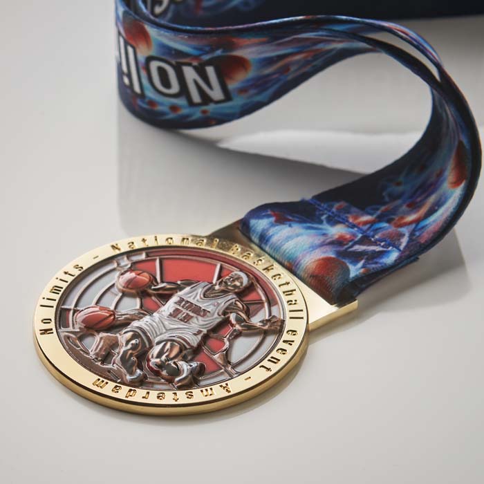 Médaille en alliage de zinc imprimée aux UV (≤ 25cm2). publicitaire personnalisé - vue 2