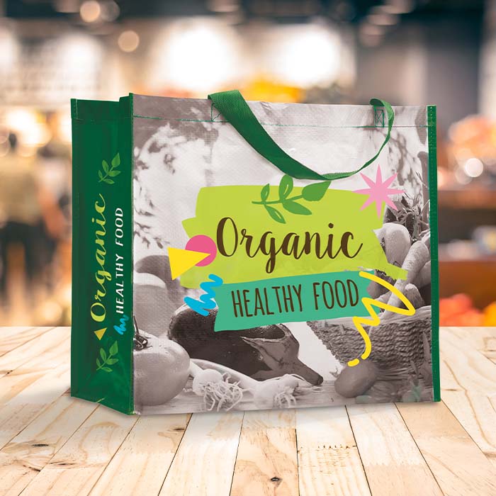 Sacs horizontaux. Taille : 45x40x20cm. publicitaire personnalisé - vue 2