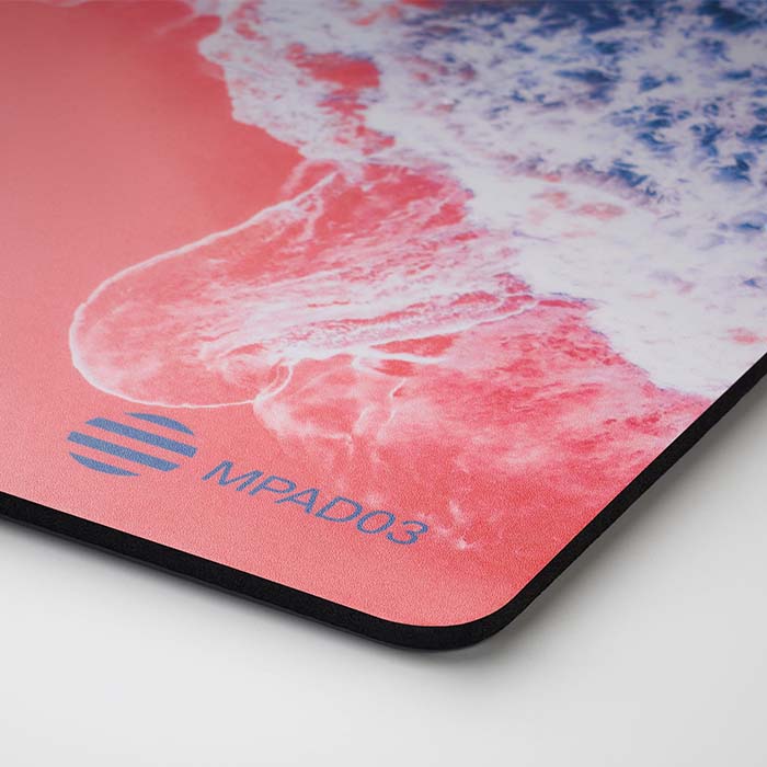 Tapis de souris en PE imprimé en quadrichromie. 23*20.5cm. Epaisseur de 3 mm. publicitaire personnalisé - vue 2