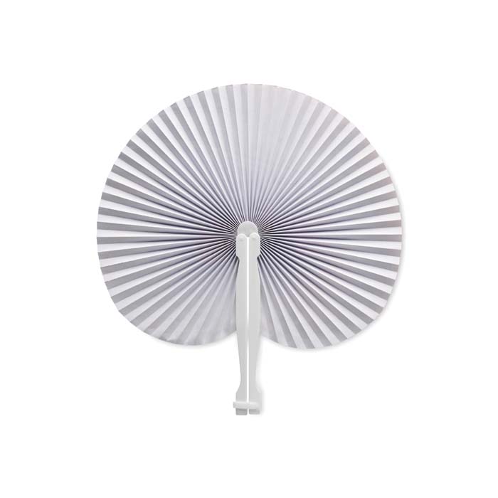 Eventail en plastique coloré au prix le plus bas. publicitaire personnalisé - vue 2