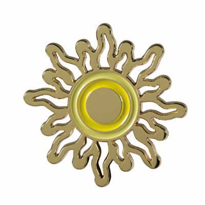 MPIN05 Pin's en alliage de zinc avec design en émail doux jusqu'à 3 couleurs. publicitaire personnalisé - vue 2