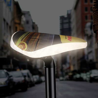 Couvre selle réfléchissant. publicitaire personnalisé - vue 2