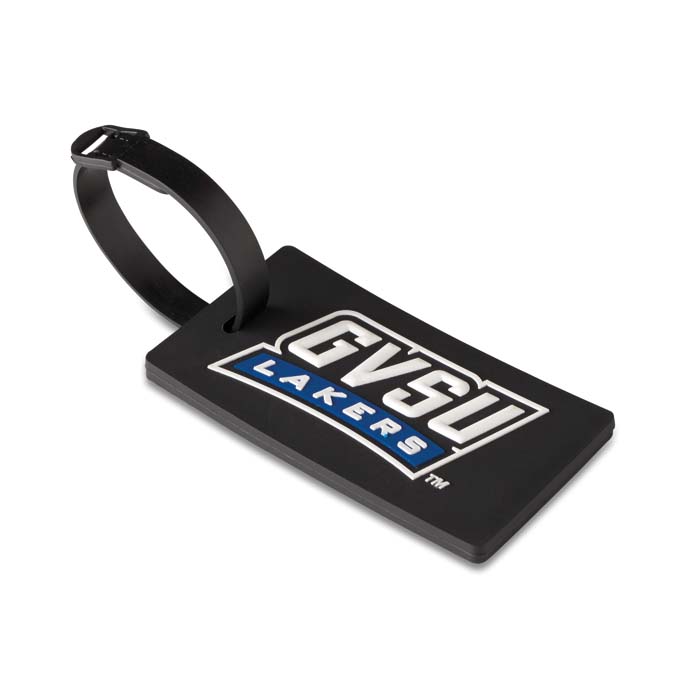 Etiquette à bagage en PVC petit modèle. Size: 65(w)x80(h) mm. publicitaire personnalisé - vue 2