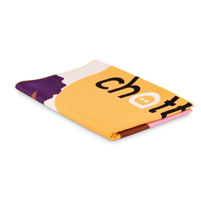 Serviette microfibre imprimée en quadri (200gsm) à séchage rapide. publicitaire personnalisé - vue 2