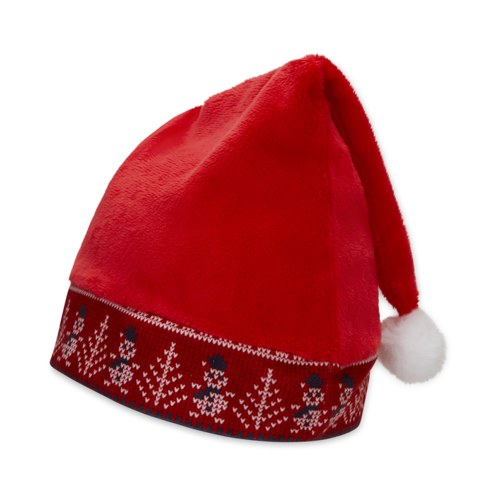 MW1034 Bonnet de Père Noël assorti et sublimé. publicitaire personnalisé - vue 2