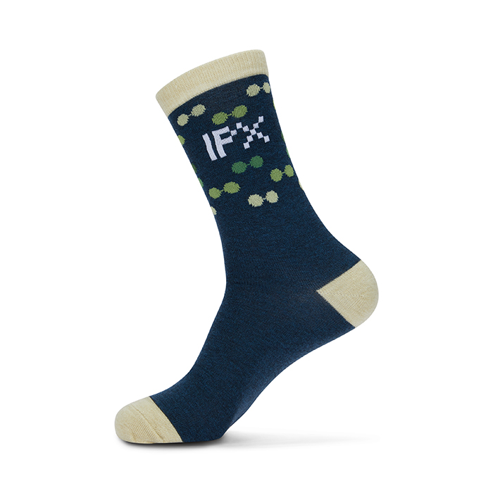 MWWS21 Chaussettes en laine mérinos jacquard de votre choix. Tailles : 32/35, 36/39,... publicitaire personnalisé - vue 2