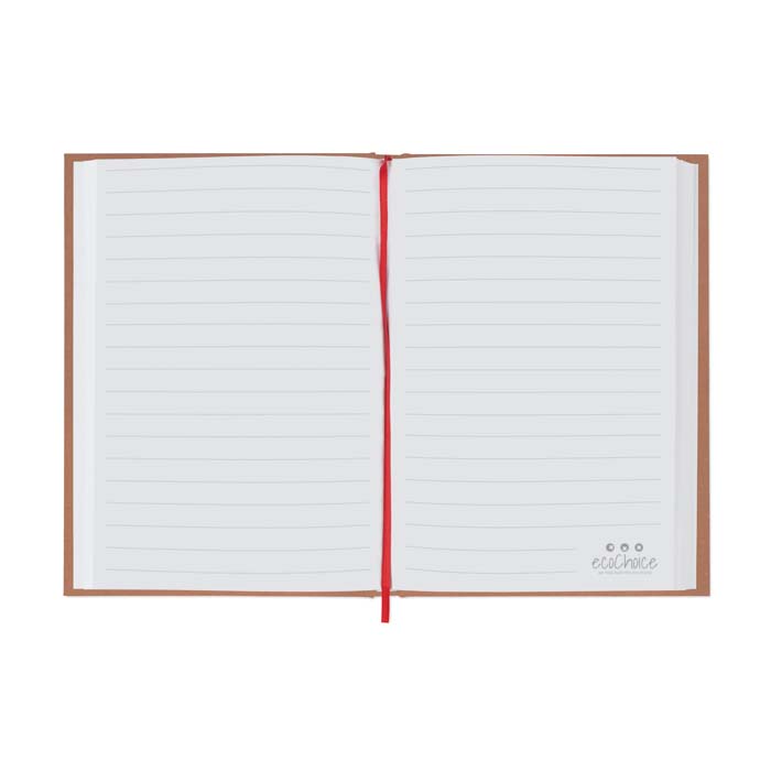 NOTEE5 Carnet A5 à couverture rigide feuilles papier recyclé personnalisées. publicitaire personnalisé - vue 2