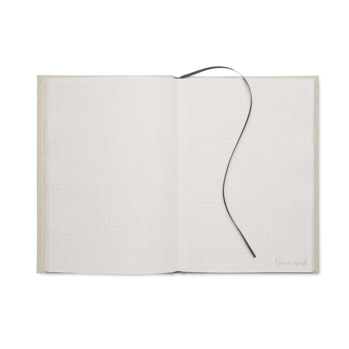 NOTEG5 Carnet A5 à couverture rigide feuilles papier d'herbe personnalisées. publicitaire personnalisé - vue 2