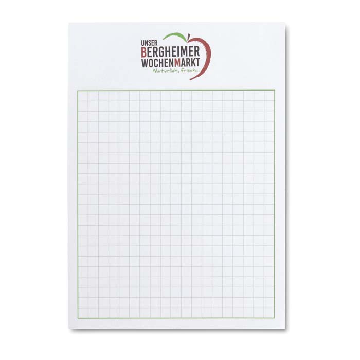 NPADA6 A6 size writing pad with your design sheets. publicitaire personnalisé - vue 2