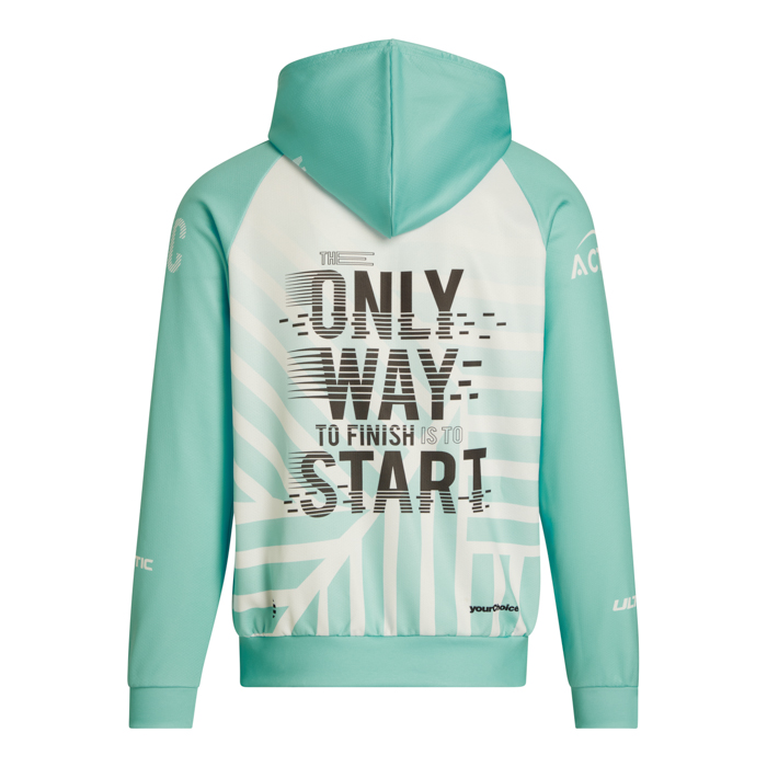 SG1043 Sweat à capuche raglan avec fermeture éclair sublimé 280g. publicitaire personnalisé - vue 2