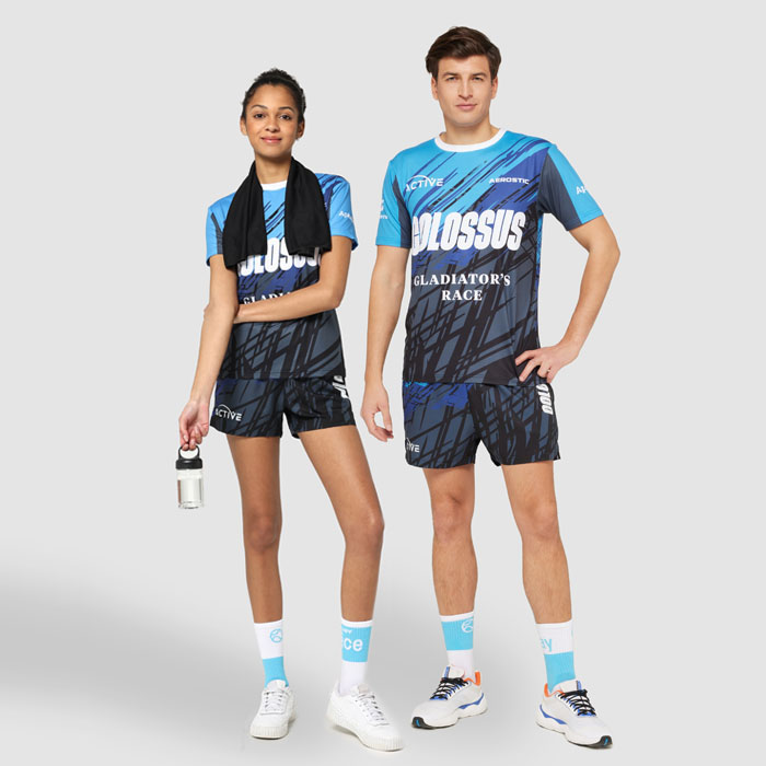 Tshirt performance sublimé avec 8% d'élasthanne. publicitaire personnalisé - vue 2