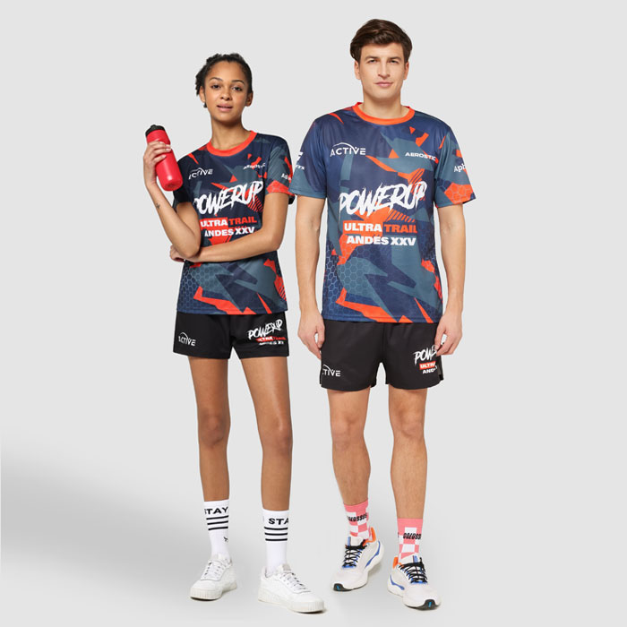 Tshirt performance sublimé en polyester respirant. publicitaire personnalisé - vue 2