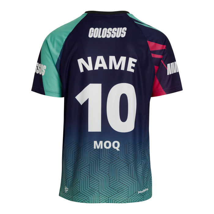 T-shirt raglan ultraléger à carreaux 100g. publicitaire personnalisé - vue 2