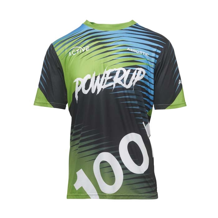 T-shirt à carreaux ultraléger 100g. publicitaire personnalisé - vue 2