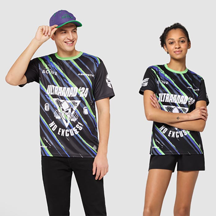 Tshirt sublimé en polyester 145 g/m². publicitaire personnalisé - vue 2