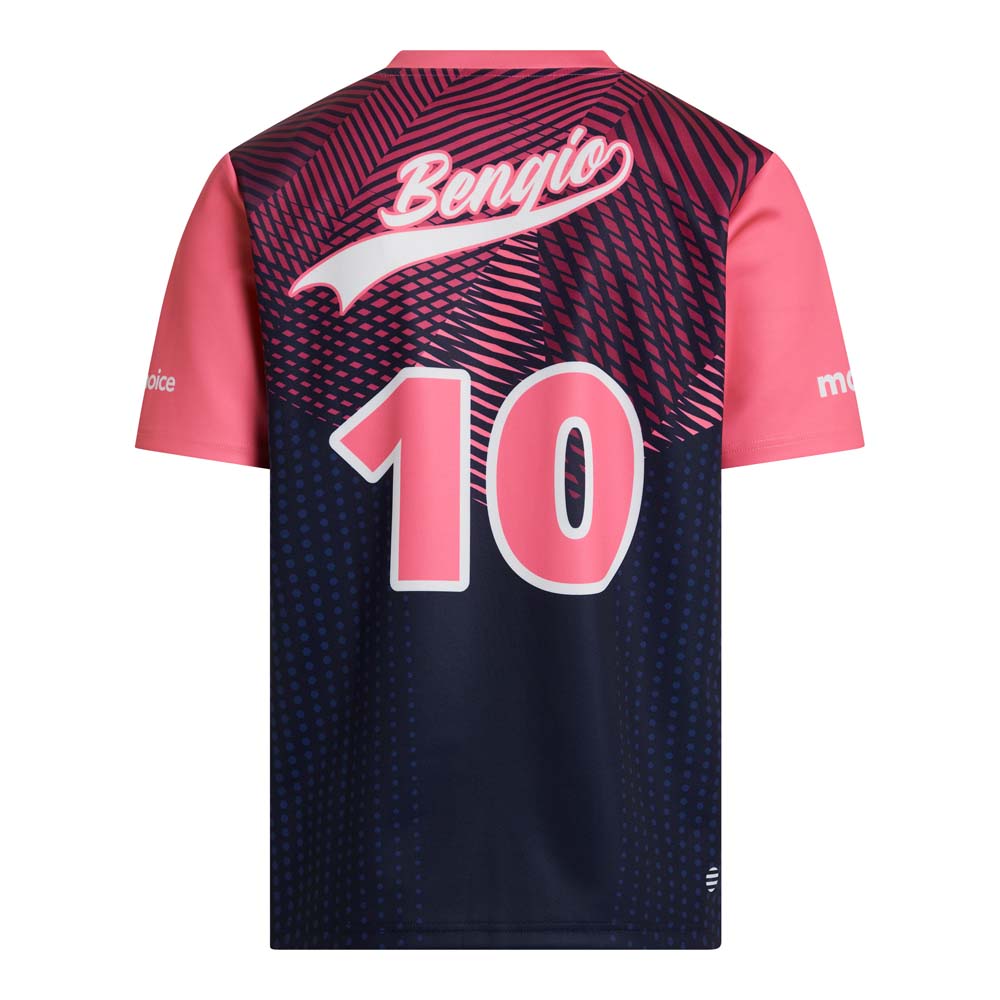 Maillot de rugby avec col rond – 260 g/m² publicitaire personnalisé - vue 2