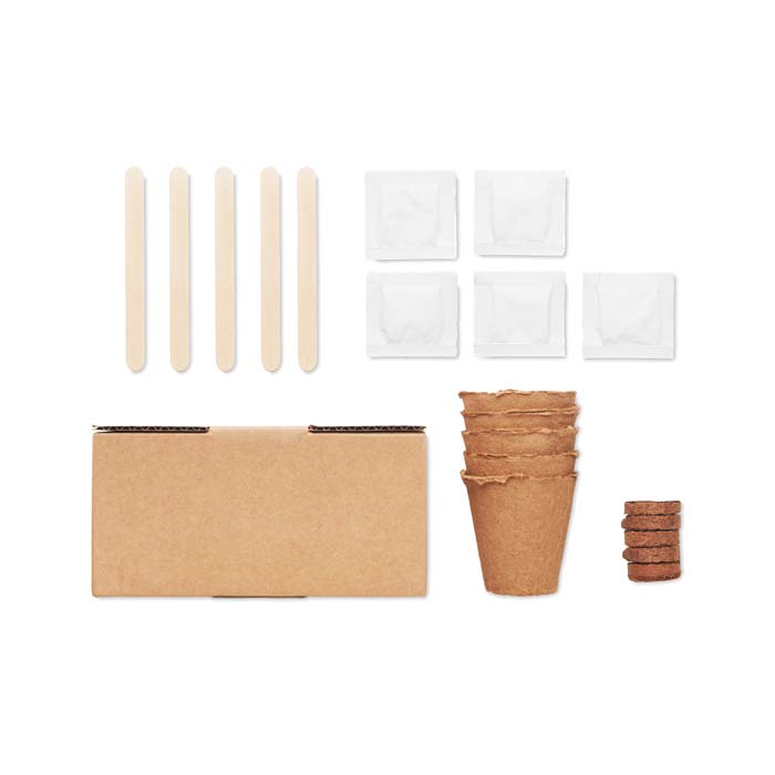 YC6499 Choisissez jusqu'à 5 graines différentes pour ce kit de culture. publicitaire personnalisé - vue 2