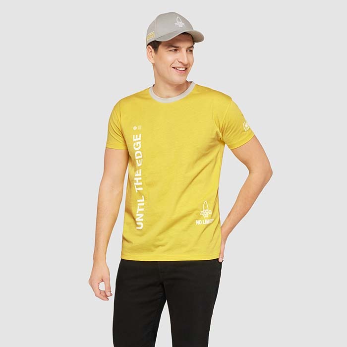 CG1001 Fabriqué en 100% coton peigné, jersey d'environ 155 gsm. Col rond bicolore. publicitaire personnalisé - vue 3