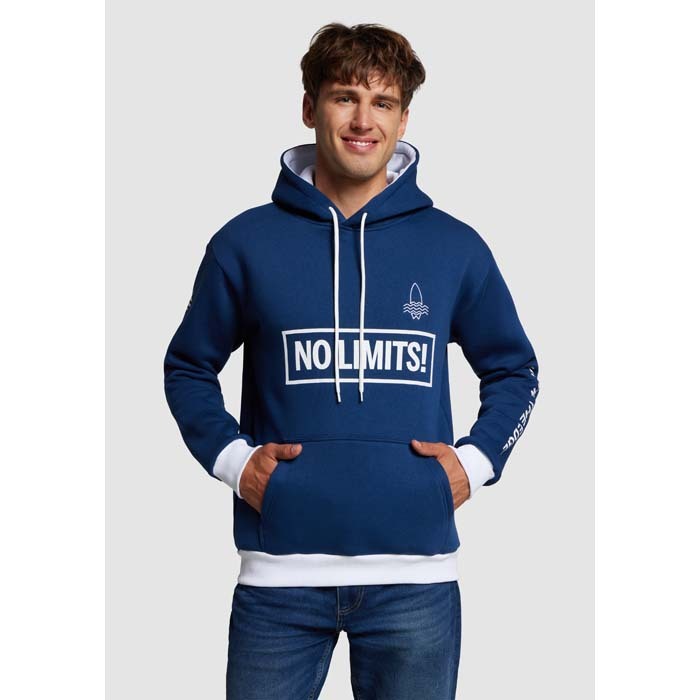 Sweat à capuche unisexe sur mesure coupe moderne. publicitaire personnalisé - vue 3