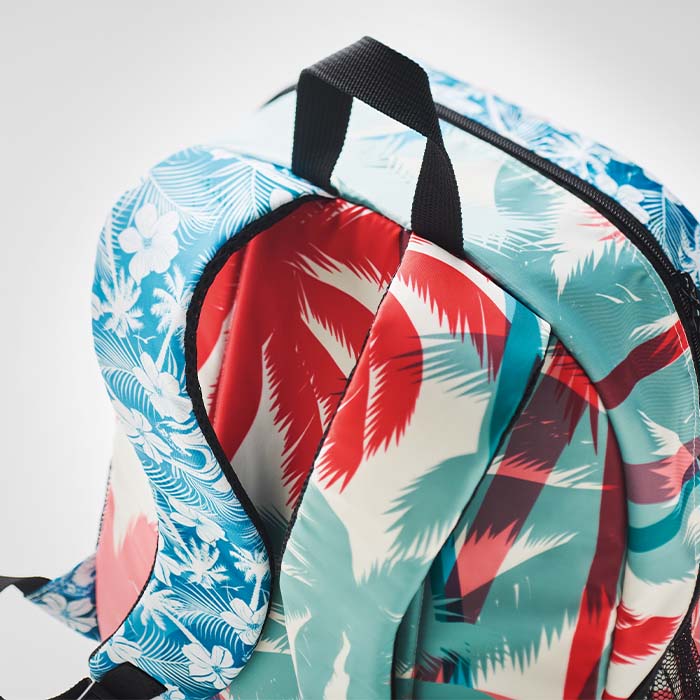 Sac à dos en polyester sublimé. taille : 31x43x14.5cm. publicitaire personnalisé - vue 3