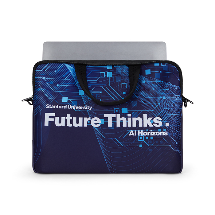 Housse pour ordinateur portable avec fermeture éclair et pochette pour trolley. publicitaire personnalisé - vue 3