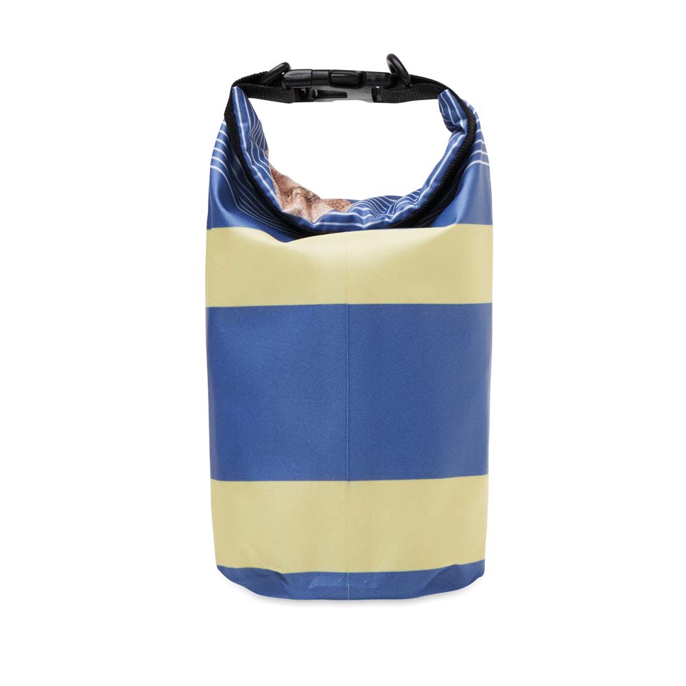 Sac étanche de 1,5 L en PET recyclé, avec sangle d’épaule en option. publicitaire personnalisé - vue 3