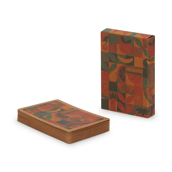 32 Cartes de jeu recyclées, votre design sur 1 face. publicitaire personnalisé - vue 3