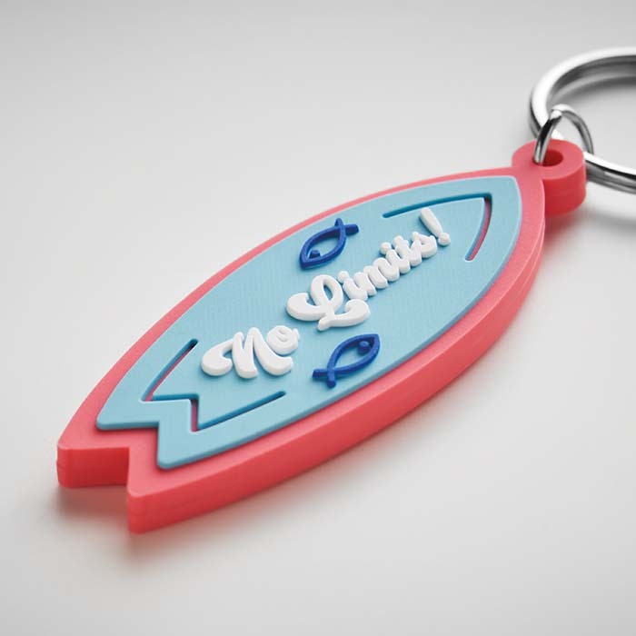 MK1002 Votre motif sur les 2 faces et un anneau fendu standard. (≤25cm2) publicitaire personnalisé - vue 3