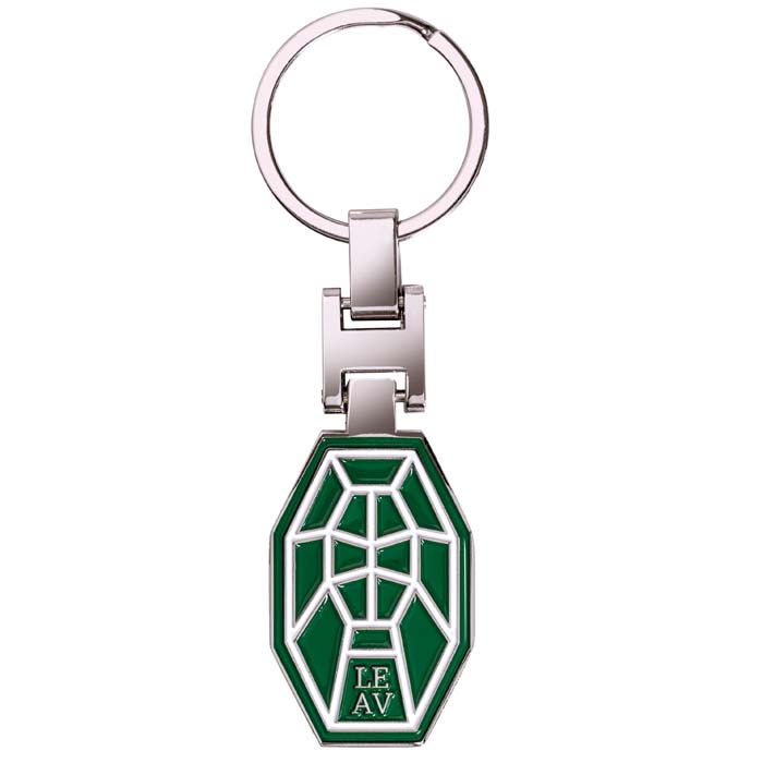 Alliage de zinc avec attache en H avec émail (surface en retrait). publicitaire personnalisé - vue 3