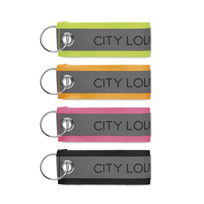 Porte-clés réfléchissant (non destiné à la sécurité). 1 cl / 1 côté. publicitaire personnalisé - vue 3