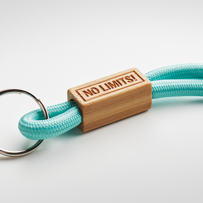 ML1073 Lanyard avec boucle en bambou. publicitaire personnalisé - vue 3