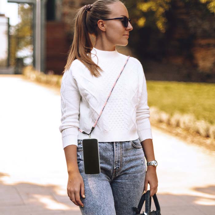 Porte-cordon pour téléphone portable. publicitaire personnalisé - vue 3