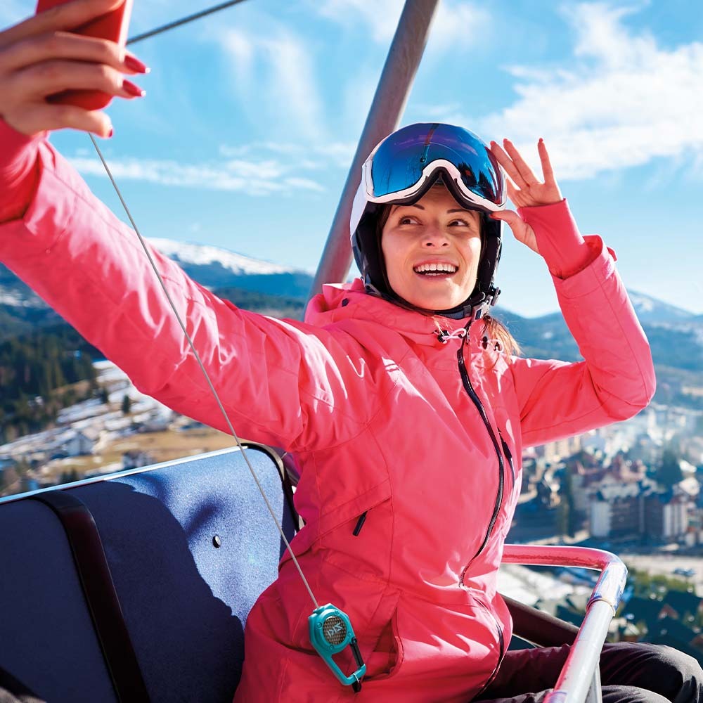 Porte-badge et porte-téléphone robuste anti-chute et antivol publicitaire personnalisé - vue 3