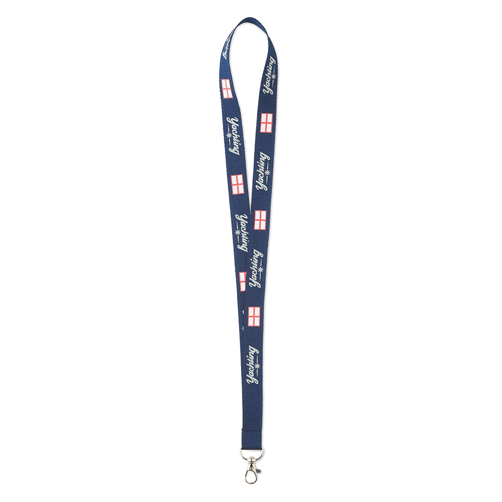 Lanyard avec impression en 1 couleur sur 1 côté. publicitaire personnalisé - vue 3