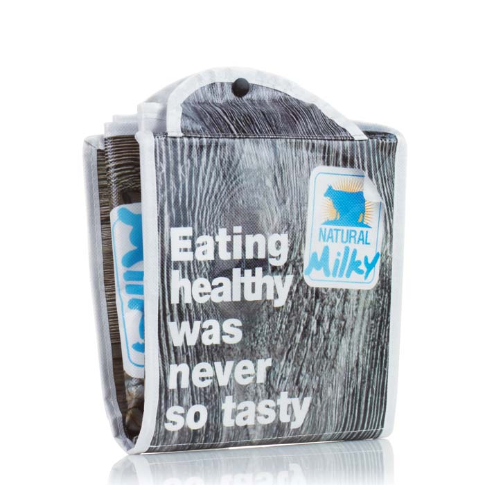 MO4240 Sac shopping pliable Dimensions: 40x35x20cm. publicitaire personnalisé - vue 3