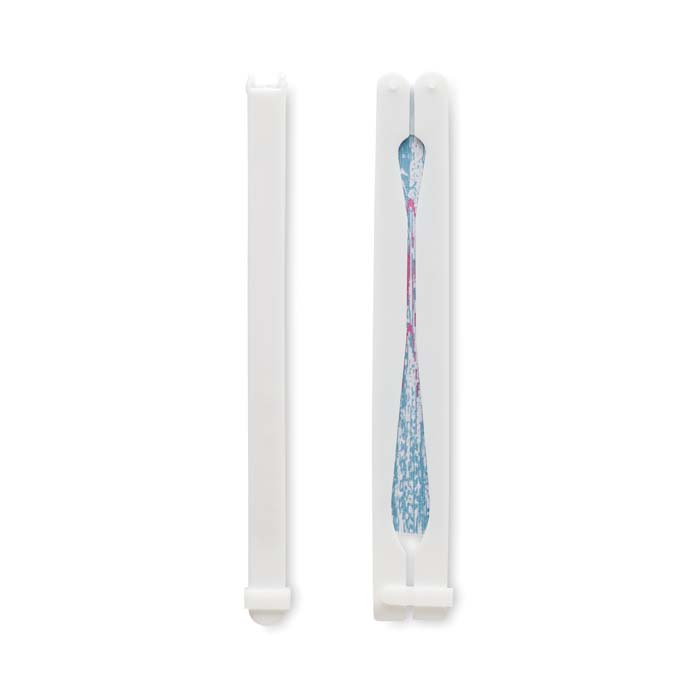 Eventail en plastique coloré au prix le plus bas. publicitaire personnalisé - vue 3