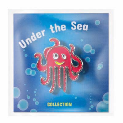 MPIN05 Pin's en alliage de zinc avec design en émail doux jusqu'à 3 couleurs. publicitaire personnalisé - vue 3