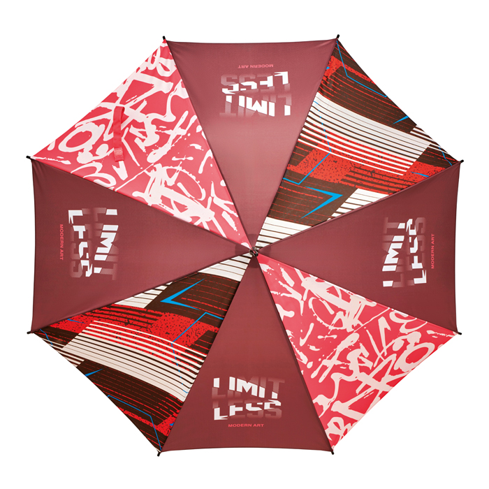 MU9001 ⌀132cm/30". Motif en quadri (photo) sur tous les panneaux. publicitaire personnalisé - vue 3