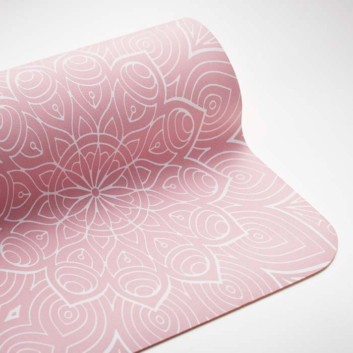 Tapis de yoga en PU de noix de coco et caoutchouc publicitaire personnalisé - vue 3