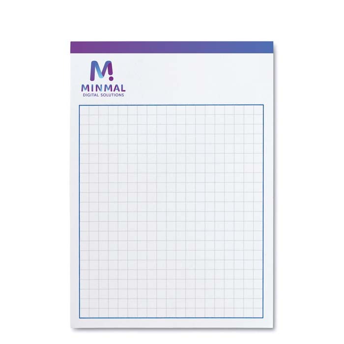 NPADA6 A6 size writing pad with your design sheets. publicitaire personnalisé - vue 3