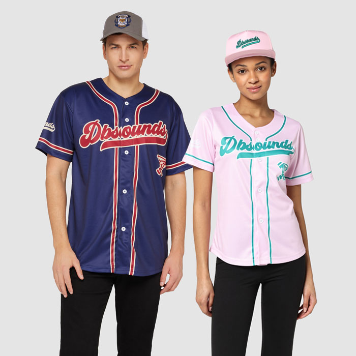 Maillot de baseball sublimé en maille polyester respirant. publicitaire personnalisé - vue 3