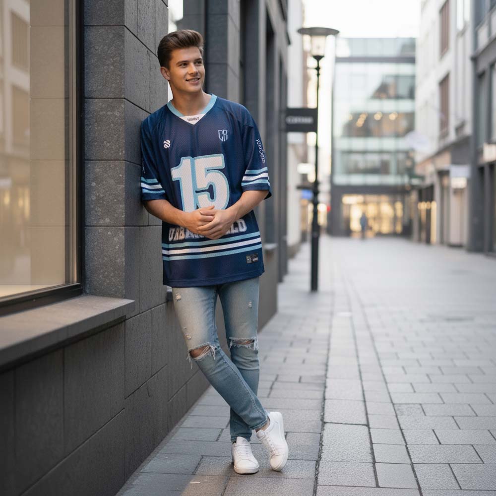 Premier Baseball Streetwear jersey 190gsm/Unisexe publicitaire personnalisé - vue 3