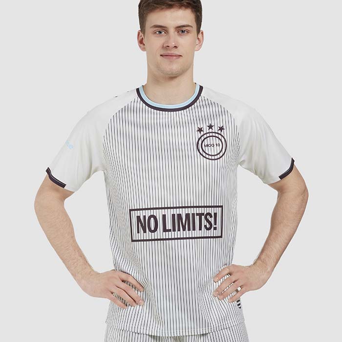 Maillot col rond raglan sublimé. publicitaire personnalisé - vue 3