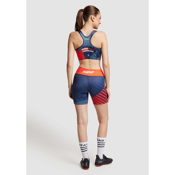 Leggings courts sublimés à taille haute. publicitaire personnalisé - vue 3