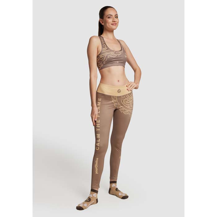 Leggings de yoga sublimés à taille haute Premier. publicitaire personnalisé - vue 3