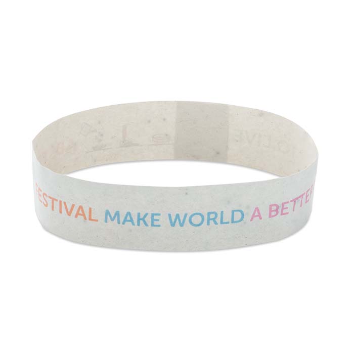 YC6907 Bracelet en papier semence publicitaire personnalisé - vue 3