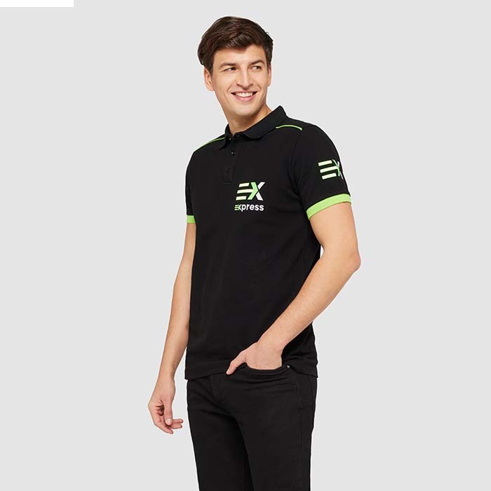 CG1006 Polo en coton avec passepoils contrastés 190gsm publicitaire personnalisé - vue 4