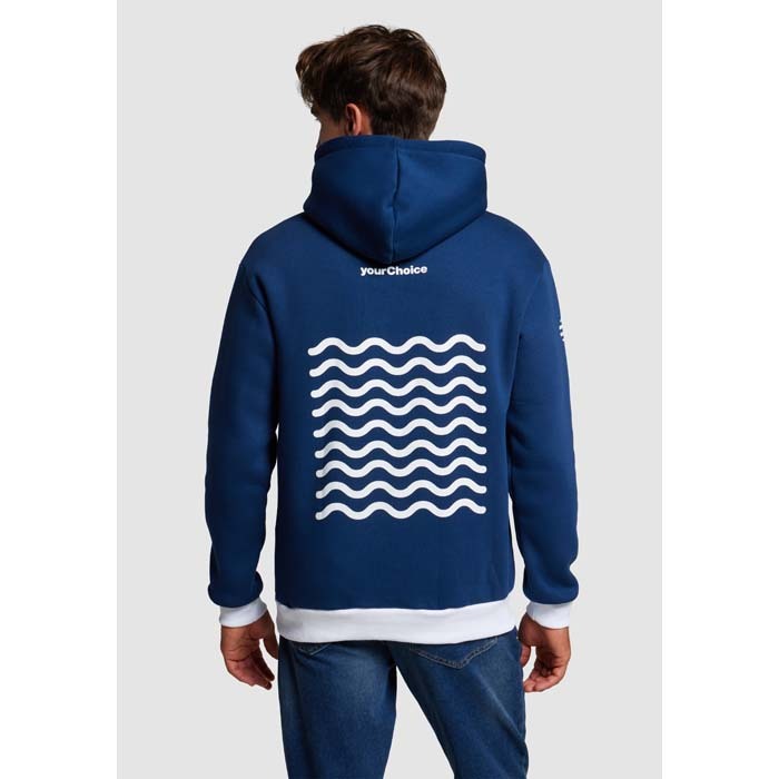 Sweat à capuche unisexe sur mesure coupe moderne. publicitaire personnalisé - vue 4